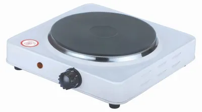 Elektrisches Kochgerät 1500 W, gusseiserne Platte 185 mm, Reise-Camping