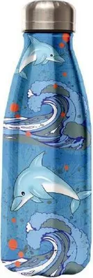 Produktbild von Xanadoo Edelstahl Trinkflasche Delfine 0,35 L