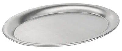 Imagen del producto de APS 30113 APS Serviertablett KAFFEEHAUS, oval, Edelstahl matt