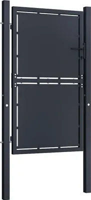 Obrázek produktu pro vidaXL Ocelová zahradní brána 100 x 150 cm antracitová