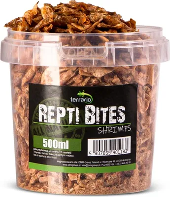 Produktbild von Terrario Repti Bites Shrimps 500ml - getrocknete Garnelen Terrario