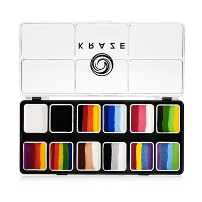 Imagen del producto de Kraze fx, paleta de colores para pasteles, colección "Splash", 12 x 6