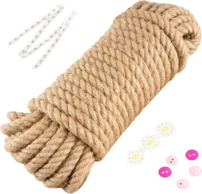 Produktbild von Juteseil 10 mm, 20 m, Natur Dekoseil aus Jute