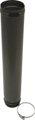 Produktbild von Pellet Fixrohr Ø100 mm 0,75m schwarz