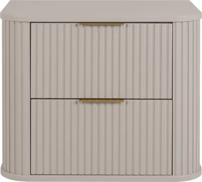 Image de Armoire de salle de bain, cachemire, 41,5 x 60,4 x 51,7 cm, poignées dorées