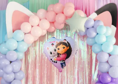 Obrázok produktu pre PartyDeco FB316, Hračkársky balón, Fólie, Viacfarebný, Obrázok, Srdce (tvar), Dievča