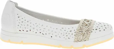 Image de Rieker Chaussons 30374-36, 30374-37, 30374-38, 30374-39, 30374-40, 30374-41, 30374-42, 30374-43 RIE-L3062 blanc/blanc cassé 38