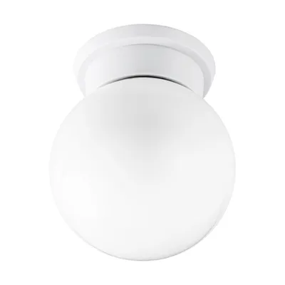Image de Eglo 94973 Durelo Plafonnier en verre blanc