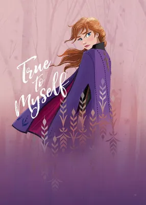 Produktbild von Poster Disney Die Eiskönigin 2 – Anna, treu mir selbst 30 cm x 40 cm