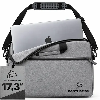 Produktbild von Pantherise Laptop Tasche 17.3 Zoll Hülle Sleeve Notebook Case Grau