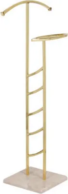 Produktbild von Casa Padrino Luxus Dressboy Gold / Beige 52 x 35 x H. 130 cm - Kleiderständer - Garderobenständer - Stummer Diener - Schlafzimmer Accessoires - Hotel Accessoires