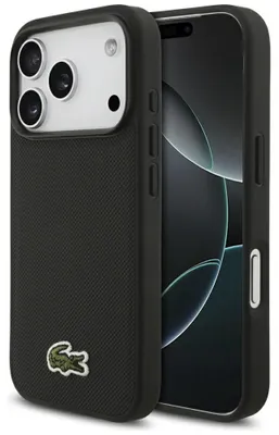 Zdjęcie produktu dla Etui Lacoste Iconic Petit Pique Woven MagSafe do iPhone 17 Pro