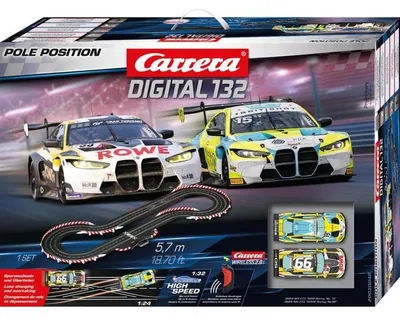 Obrázek produktu pro Závodní dráha, Carrera Digital 132, Pole Position, měřítko 1:32, 2 závodní vozy BMW M4, od 8 let