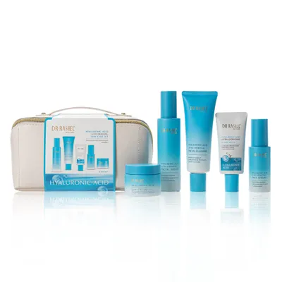 Produktbild von Hyaluronsäure Hyaluronic Acid Gesichtspflege Set Serum Cream Cleanser Toner SPF 5-Teilig