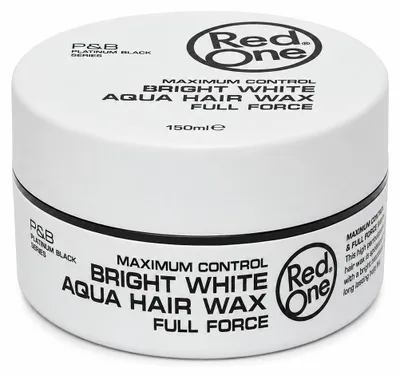 Immagine prodotto di Red One Bright White Aqua: Gel-cera per capelli Full Force 150ml – Cera gel per capelli aqua, ideale per una tenuta forte, effetto bagnato, lucentezza, capelli corti, stile da barbiere, styling maschile, prodotti per parrucchieri, prodotti per lo styling maschile, disponibile su Temu e TikTok Shop