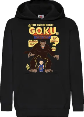 Immagine prodotto di Felpe con cappuccio per bambini Dragon Anime Manga Ball Z 16, 7-8 Jahr - 128 / Noir