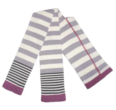 Produktbild von Kinder Leggings für Mädchen in verschiedenen Design Altlavendel Ringel Größe 134-146