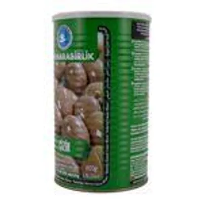 Natürliche geritzte grüne Oliven - Marmarabirlik Çizik Oliven in Salzlake (800g Abtropfgewicht)