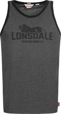 Produktbild von Herren Singlet schmale Passform CURETON Marl Ash L Lonsdale