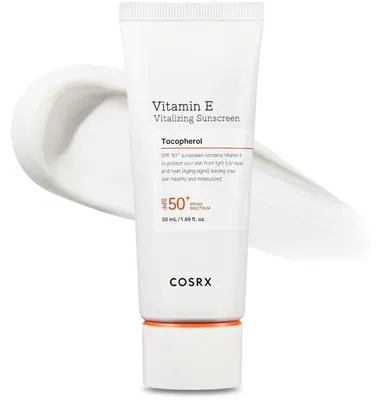 Zdjęcie produktu dla COSRX Vitamin E Vitalizing Sunscreen - SPF 50+, 50 ml
