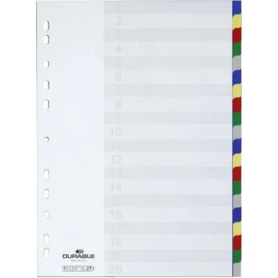 Zdjęcie produktu dla Durable 675827 - Wielokolorowy - Polipropylen (PP) - A4 - 1 szt
