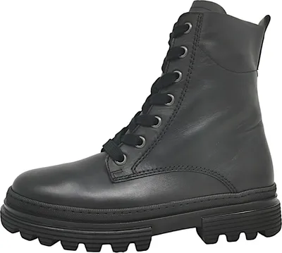 Imagen del producto de Botas de cordones negras de la marca Gabor, ideales para uso casual