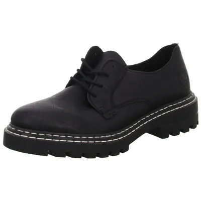 Produktbild von Rieker Damen-Schnürhalbschuh Schwarz, Farbe:schwarz, EU Größe:36