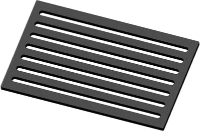 Produktbild von Eckiger Kaminrost/Ascherost 415 x 260 x 10 mm für verschiedene Kaminofenmodelle