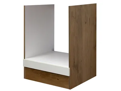 Produktbild von Herdumbauschrank ohne Arbeitsplatte - 60 cm breit - Magnolia Matt Lancelot Oak – Vintea