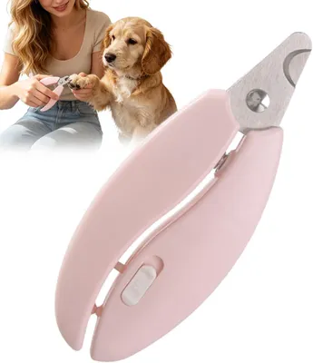 Productafbeelding van Huisdier Nagelknipper - Katten Puppy Trimmer - Veilige Verzorging - Gebogen Begrenzingsmes - 13.5 cm - Zwart