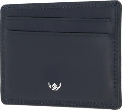 Productafbeelding van Golden Head Leer kaarthouder Polo RFID Protect Kartenetui 4448 Marineblau donkerblauw