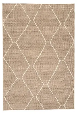 Image de Volero - Tapis d'extérieur en jute - Fora Lines Naturel | Look jute - 160x230cm
