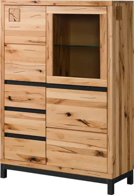 Immagine prodotto di MASSIVMOEBEL24 | Credenza in legno di faggio 103x40x148 oliato naturale VILLANDERS #106
