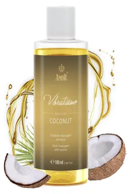 Vibratissimo Vibratissimo “Coconut” 100 ml, olio da massaggio esotico al – immagine 1