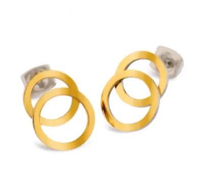 Produktbild von Boccia Damen Titan Ohrstecker goldfarben - 05026-02