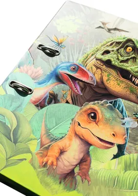 Produktbild von HERMA Motivordner "Dino World" DIN A4 70 mm