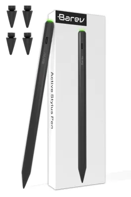 Productafbeelding van Barev Stylus pen | Alleen voor iPads 2018-2026 | iPad Pen met Palm Rejection | Alternatief voor Apple Pencil-gebruikers | Magnetisch & USB-C Opladen