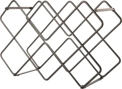 Obrázok produktu pre Kovový stojan na víno DIAMONDS, 40,5 x 27,5 x 15,5 cm