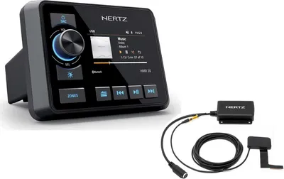 Obrázek produktu pro Hertz HMR 20 DAB+ | Námořní lodní DIGITÁLNÍ MEDIÁLNÍ PŘIJÍMAČ s DAB, Bluetooth a USB