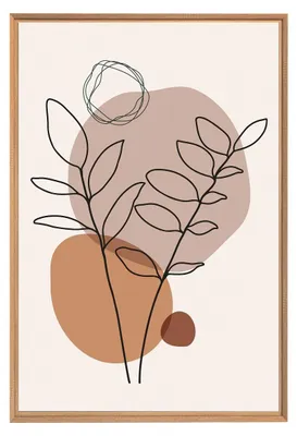 Image de Tableau mural encadré fleur 65x97 cm, Tableau mural moderne pour décoration intérieure