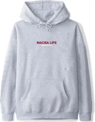 Produktbild von MACBA LIFE Two Tones Kapuzenpullover – Grau – M
