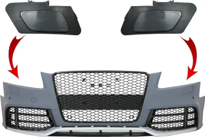 Zdjęcie produktu dla Osłony przedniego zderzaka SRA do Audi A5 8T 2008-2016 RS5 Design