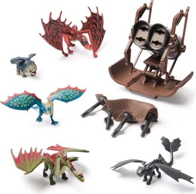 Produktbild von DreamWorks Dragons Drachenzähmen leicht gemacht - Drachenfänger Set, Ohnezahn, 4 Jahr(e), Mehrfarbig