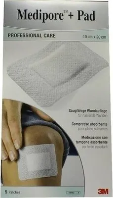 Produktbild von MEDIPORE+Pad steriler Wundverband 3570NP 10x20 cm