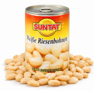 Produktbild von SUNTAT Weiße Riesenbohnen, (6 x 400 g)