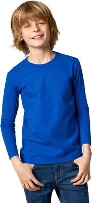 Produktbild von Langarm-Shirt Kinder - blau, 152 (12-14 Jahre)