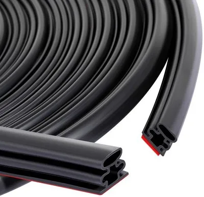Image de Bande d'étanchéité autocollante en silicone pour portes et fenêtres insonorisées et étanches au vent