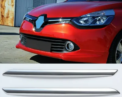 Obrázek produktu pro Chromované lišty mřížky chladiče V2A pro Renault Clio IV Phase I 2012-2016