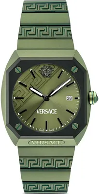 Productafbeelding van Versace VE8F00324 Antares, groene stalen herenhorloge, nieuw