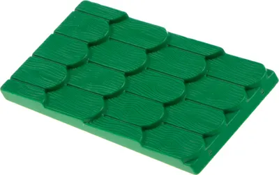 Produktbild von 1x Lego Fabuland Dach 4x6x2 grün ohne Schornstein Loch 4323